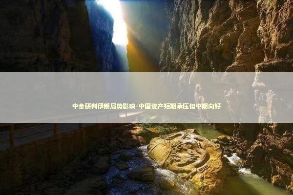 中金研判伊朗局势影响-中国资产短期承压但中期向好 新闻