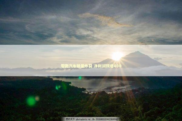 零跑汽车销量炸裂 净利润预增400