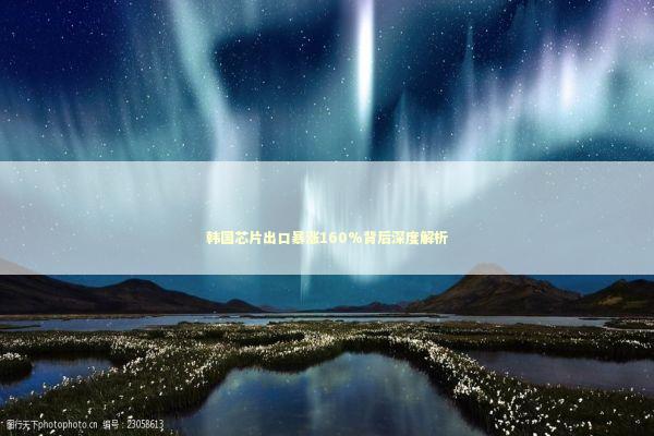 韩国芯片出口暴涨160%背后深度解析