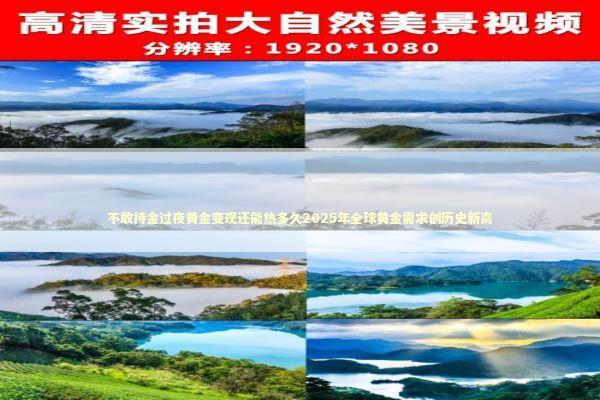 不敢持金过夜黄金变现还能热多久2025年全球黄金需求创历史新高