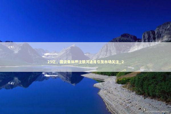 25亿，国资集体押注银河通用引发市场关注_2