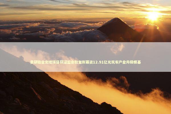 贵研铂业定增项目获证监会批复拟募资12.91亿元筑牢产业升级根基